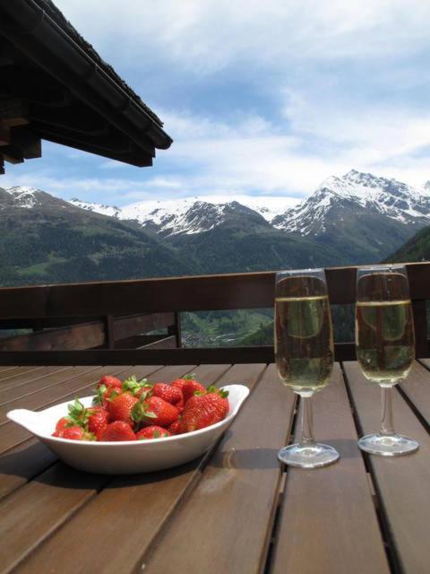 Chalet Amos Villa Grimentz Bagian luar foto